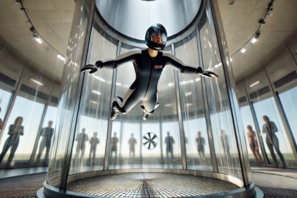 Воздушная свобода: Полет в аэротрубе в Санкт-Петербурге