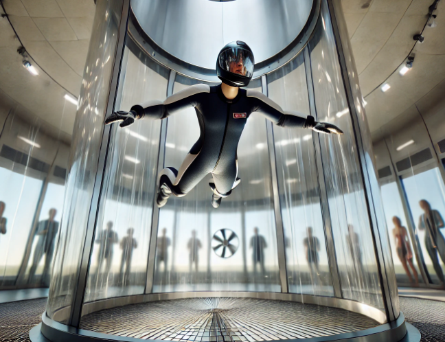 Воздушная свобода: Полет в аэротрубе в Санкт-Петербурге